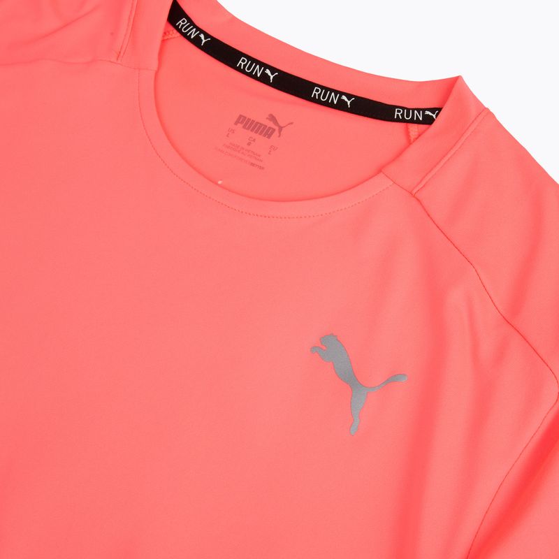 Koszulka do biegania męska PUMA Run Cloudspun SS Tee Pink/Silver 3