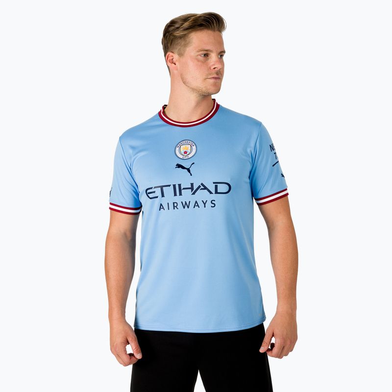 Koszulka piłkarska męska PUMA MCFC Home Jersey Replica Team light blue