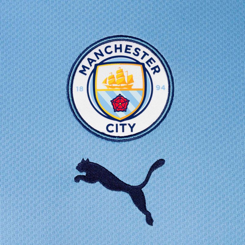 Koszulka piłkarska męska PUMA MCFC Home Jersey Replica Team light blue 6
