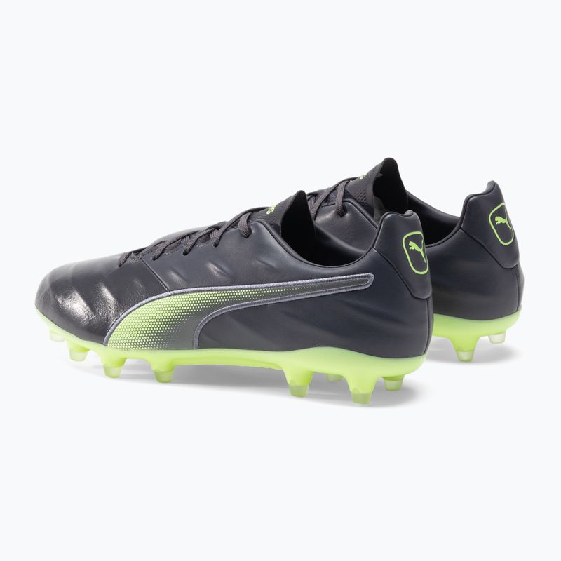 Buty piłkarskie męskie PUMA King Pro 21 FG periscope/fizzy light 3