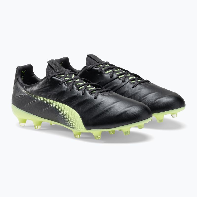 Buty piłkarskie męskie PUMA King Platinum 21 FG/AG asphalt/fizzy light 4
