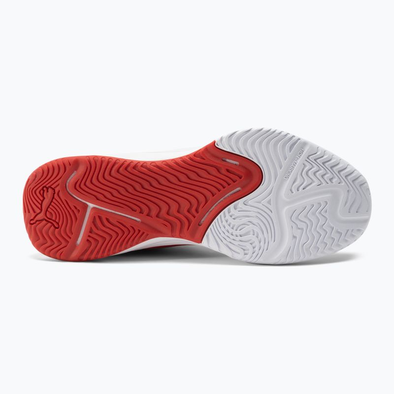 Buty do siatkówki PUMA Varion puma white/puma black/high risk red 5