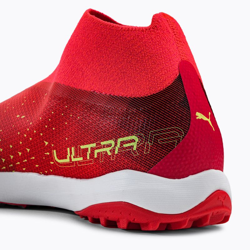 Buty piłkarskie męskie PUMA Ultra Match+ LL TT fiery coral/fizzy light/puma black 9