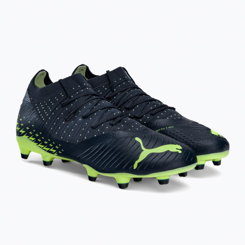 Buty piłkarskie męskie PUMA Future Z 3.4 FG/AG parisian night/fizzy light/pistachio 4