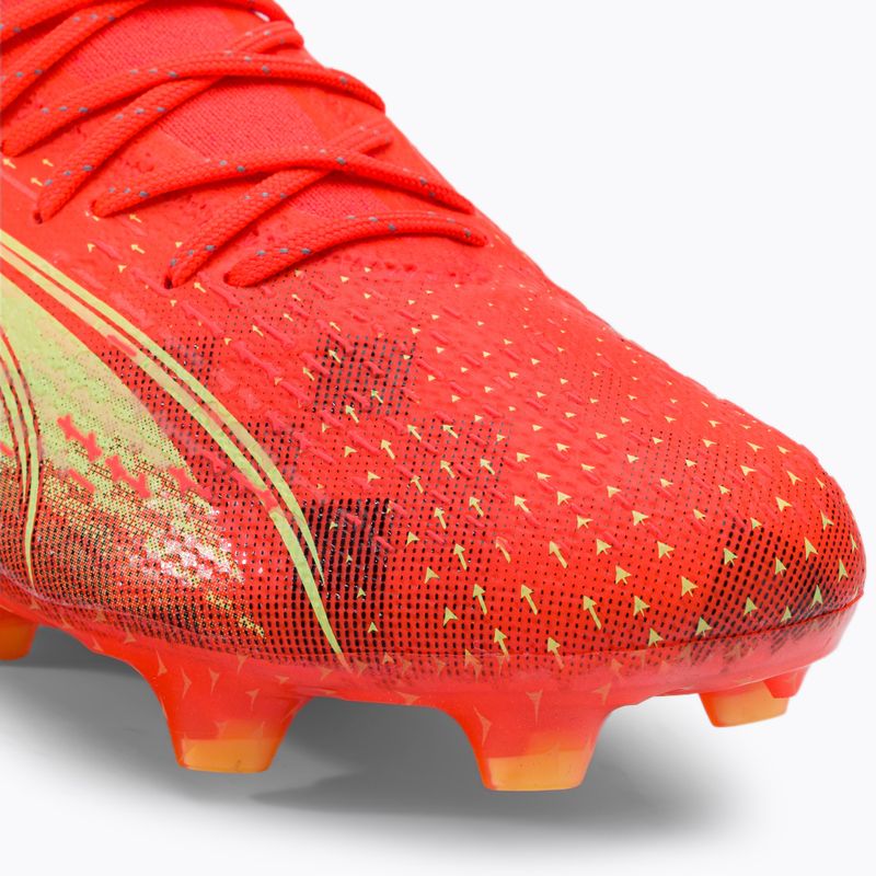 Buty piłkarskie męskie PUMA Ultra Ultimate FG/AG fiery coral/fizzy light 7