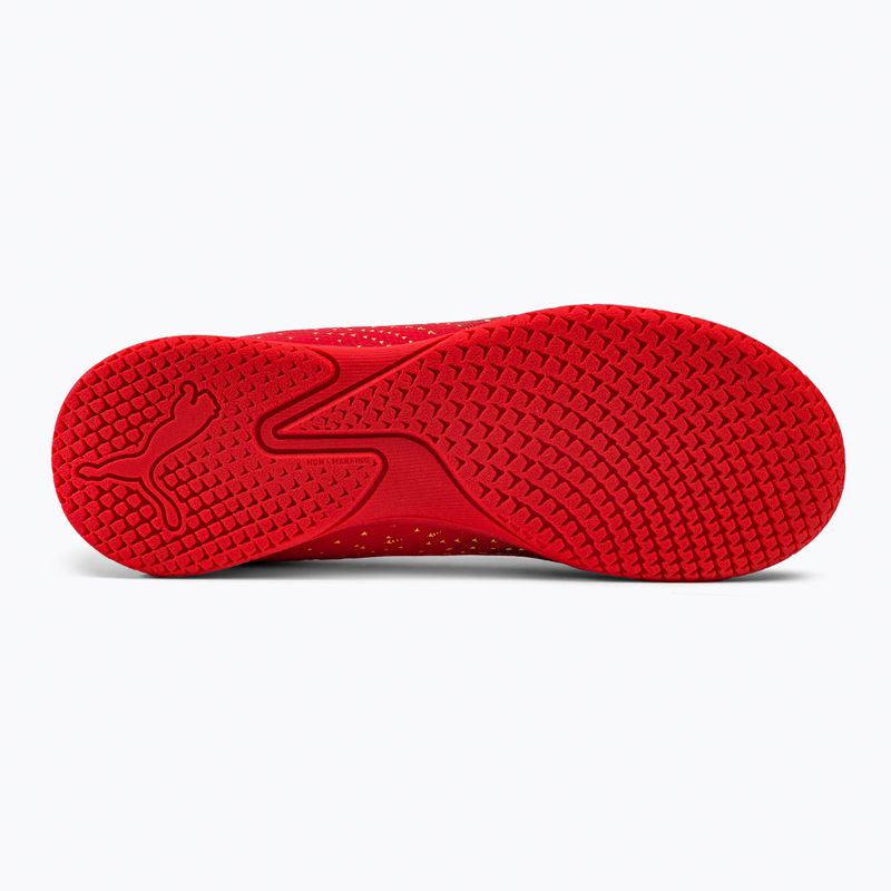 Buty piłkarskie dziecięce PUMA Ultra Play IT fiery coral/fizzy light/puma black 5