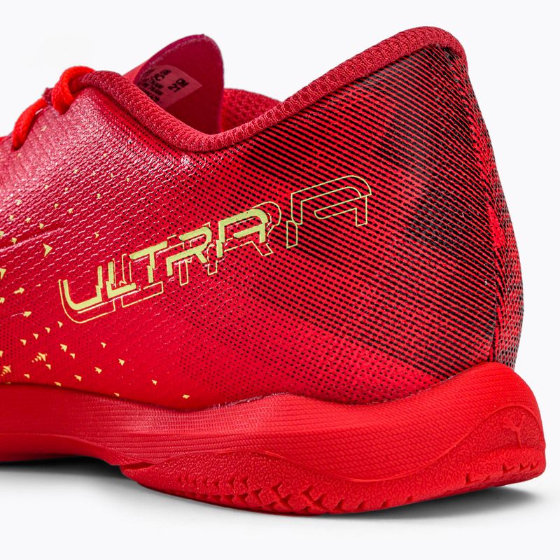 Buty piłkarskie dziecięce PUMA Ultra Play IT fiery coral/fizzy light/puma black 8
