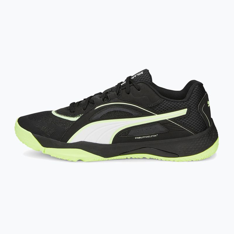 Buty do piłki ręcznej męskie PUMA Solarstrike II puma black/puma white/fizzy light 11