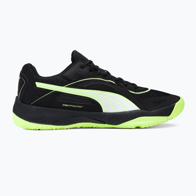 Buty do piłki ręcznej męskie PUMA Solarstrike II puma black/puma white/fizzy light 2
