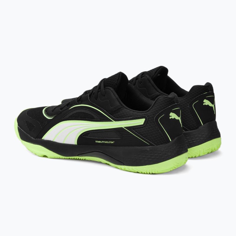 Buty do piłki ręcznej męskie PUMA Solarstrike II puma black/puma white/fizzy light 3