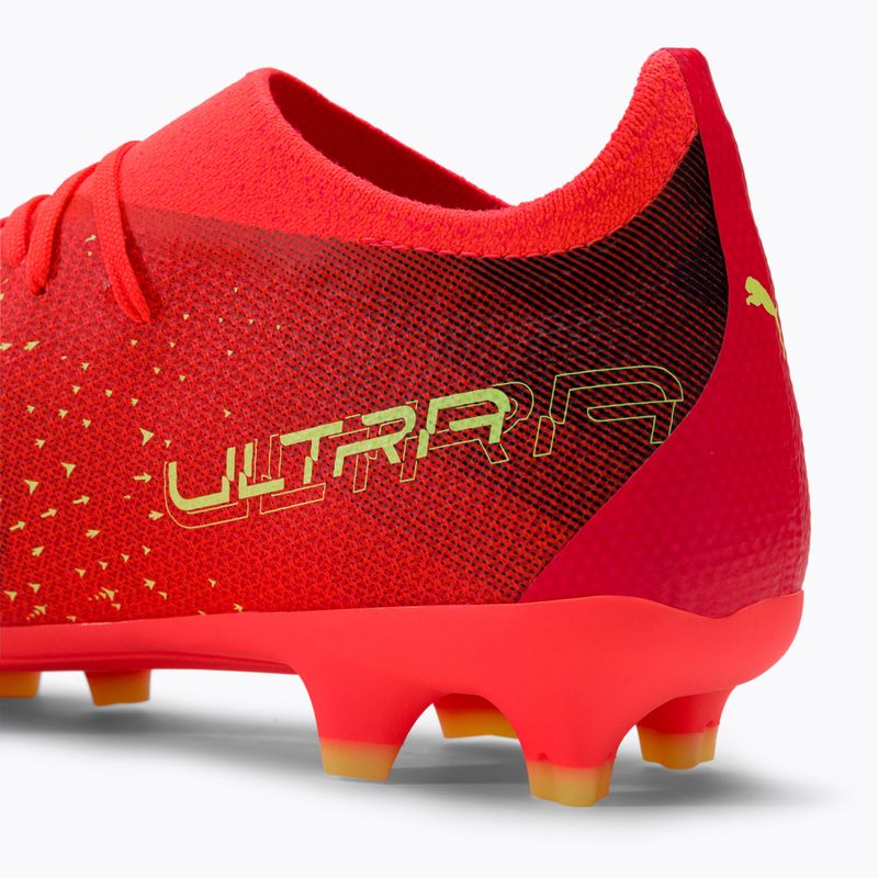 Buty piłkarskie męskie PUMA Ultra Match FG/AG fiery coral/fizzy light/puma black 9