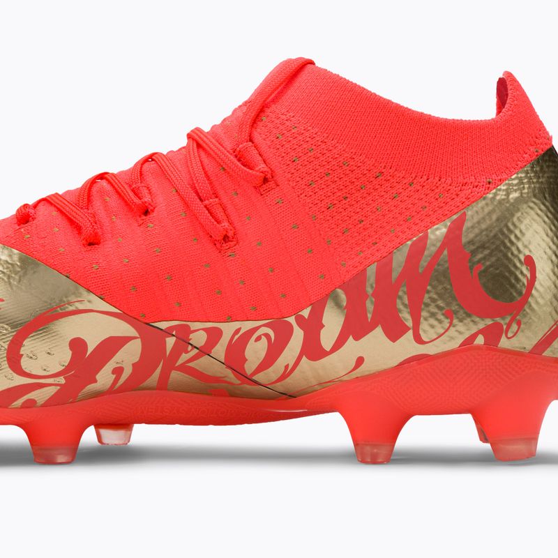 Buty piłkarskie męskie PUMA Future Z 3.4 Neymar Jr. FG/AG fiery coral/gold 9