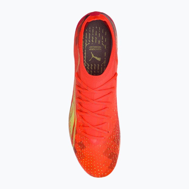 Buty piłkarskie męskie PUMA Ultra Ultimate MXSG fiery coral/fizzy light/puma black 6