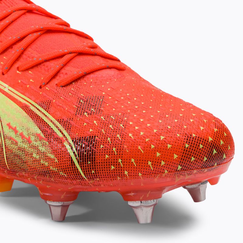 Buty piłkarskie męskie PUMA Ultra Ultimate MXSG fiery coral/fizzy light/puma black 7