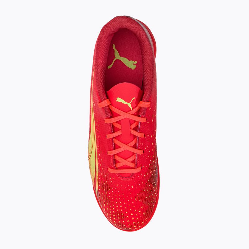 Buty piłkarskie dziecięce PUMA Ultra Play TT fiery coral/fizzy light/puma black 6