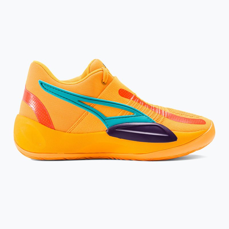 Buty do koszykówki męskie PUMA Rise Nitro sun stream/blue atoll 2