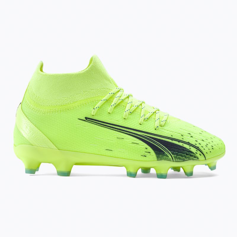 Buty piłkarskie dziecięce PUMA Ultra Pro FG/AG fizzy light/parisian/blue 2