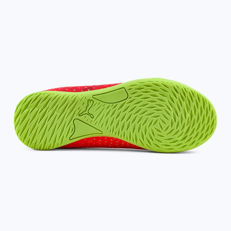 Buty piłkarskie dziecięce PUMA Future Z 4.4 IT fiery coral/fizzy light/puma black/salmon 5