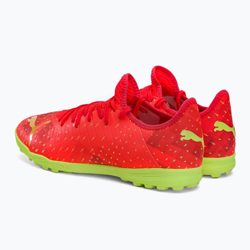 Buty piłkarskie męskie PUMA Future Z 4.4 TT fiery coral/fizzy light/puma black/salmon 3