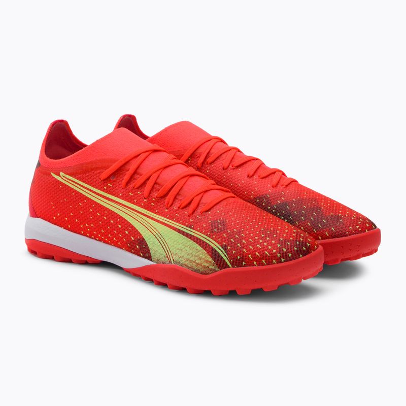 Buty piłkarskie męskie PUMA Ultra Match TT fiery coral/fizzy light/puma black 4