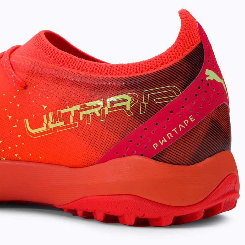 Buty piłkarskie męskie PUMA Ultra Ultimate Cage fiery coral/fizzy light/puma black 9