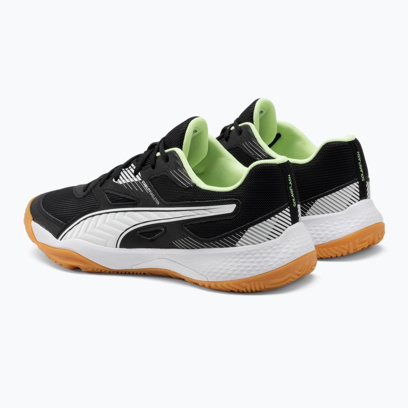 Buty do siatkówki PUMA Solarflash II puma black/puma white/fizzy light 3