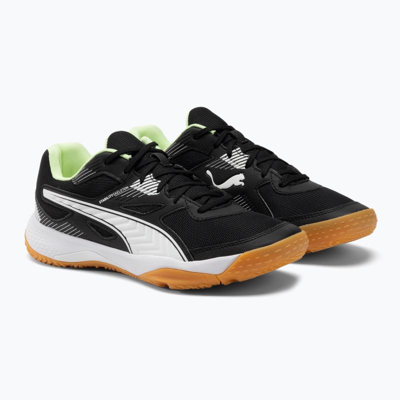 Buty do siatkówki PUMA Solarflash II puma black/puma white/fizzy light 4