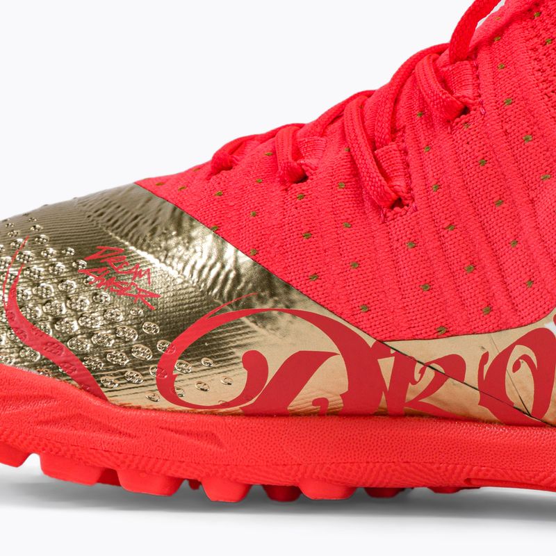 Buty piłkarskie dziecięce PUMA Future Z 3.4 Neymar Jr. TT fiery coral/gold 9