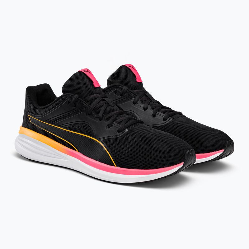Buty do biegania PUMA Transport puma black/sunset glow/sun stream 4