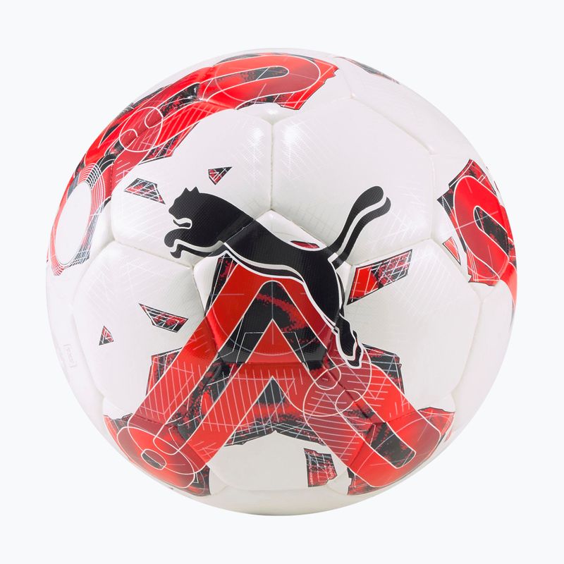 Piłka do piłki nożnej PUMA Orbita 5 HYB puma white/red rozmiar 4 4