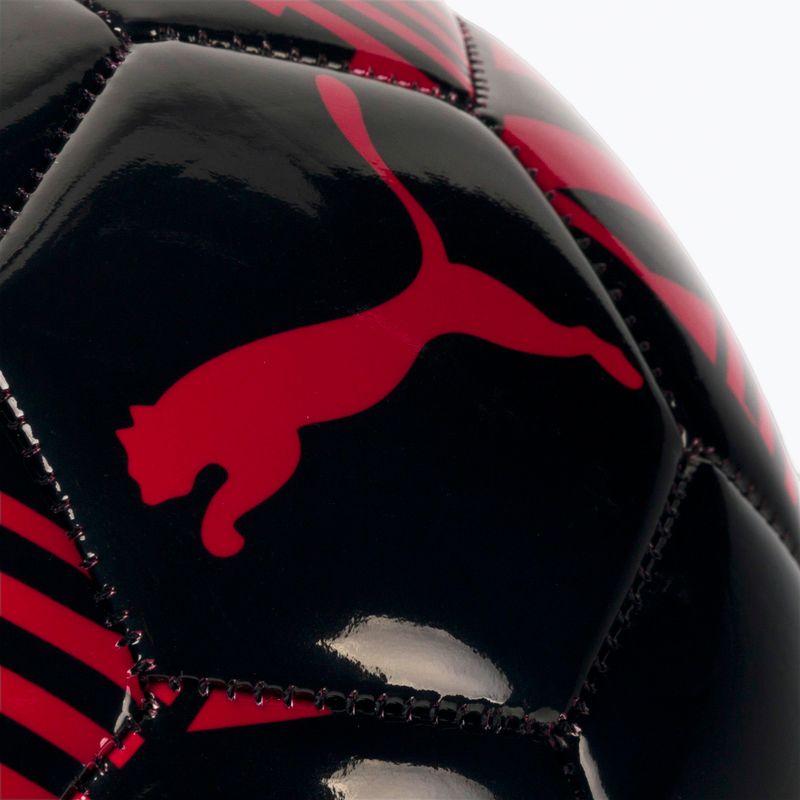 Piłka do piłki nożnej PUMA ACM Football Culture UBD puma black/tango rozmiar 5 3