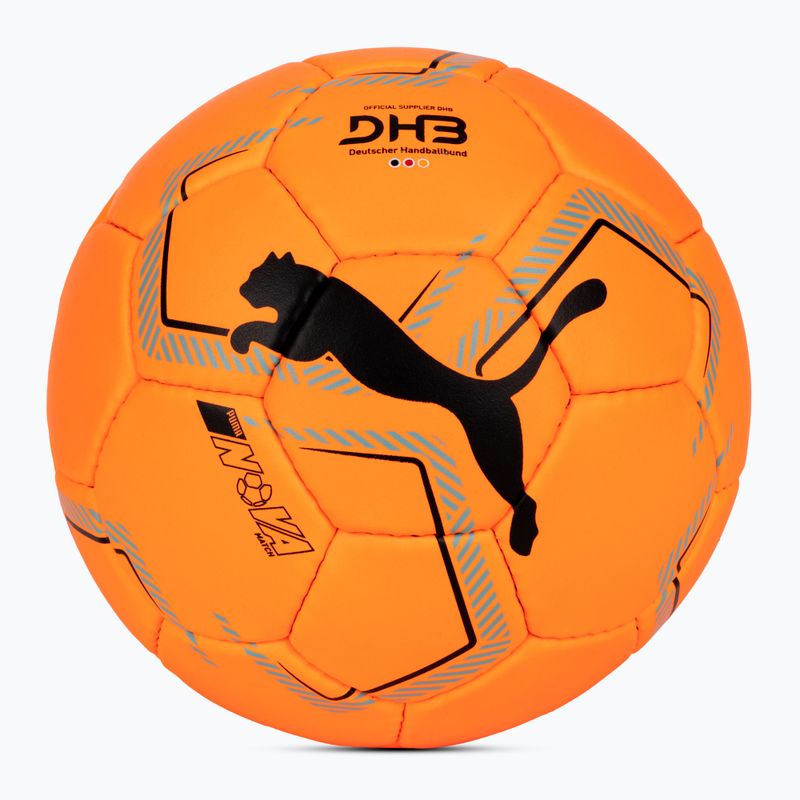 Piłka do piłki ręcznej PUMA Nova Match fluo orange/blue atoll rozmiar 3
