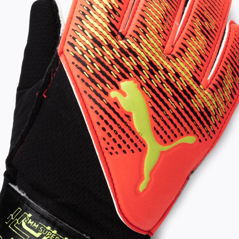 Rękawice bramkarskie dziecięce PUMA Ultra Grip 4 RC fiery coral/fizzy light 3