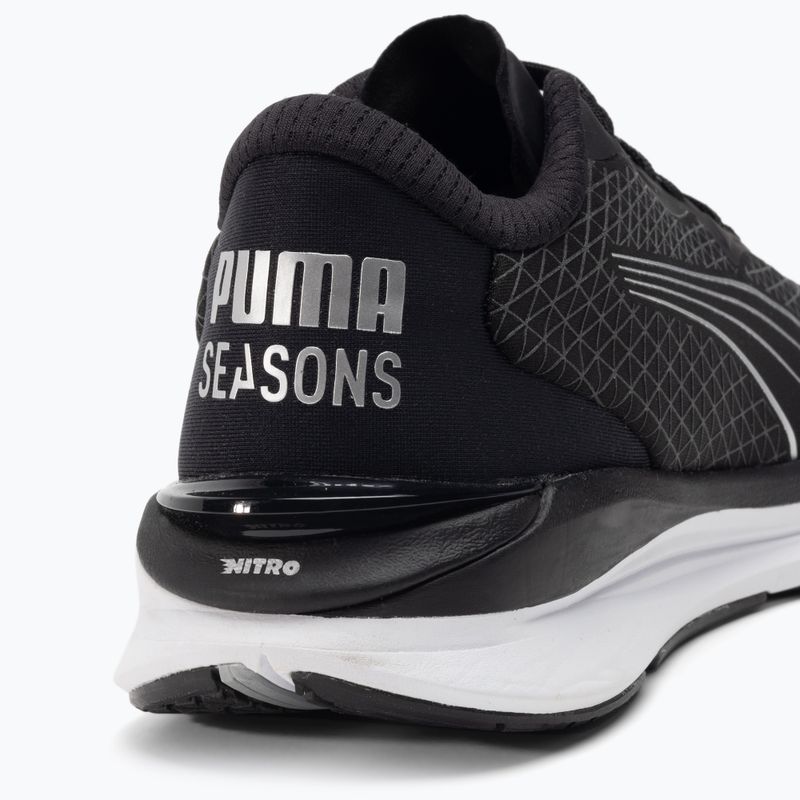 Buty do biegania damskie PUMA Electrify Nitro 2 WTR puma black/metalic silver 8