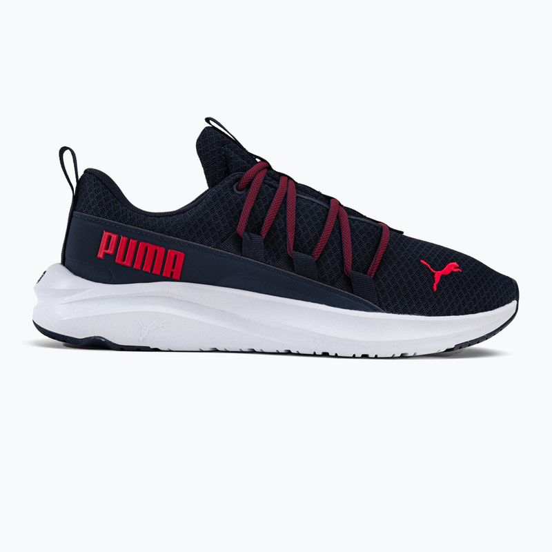 Buty do biegania męskie PUMA Softride One4all peacoat/high risk red 2