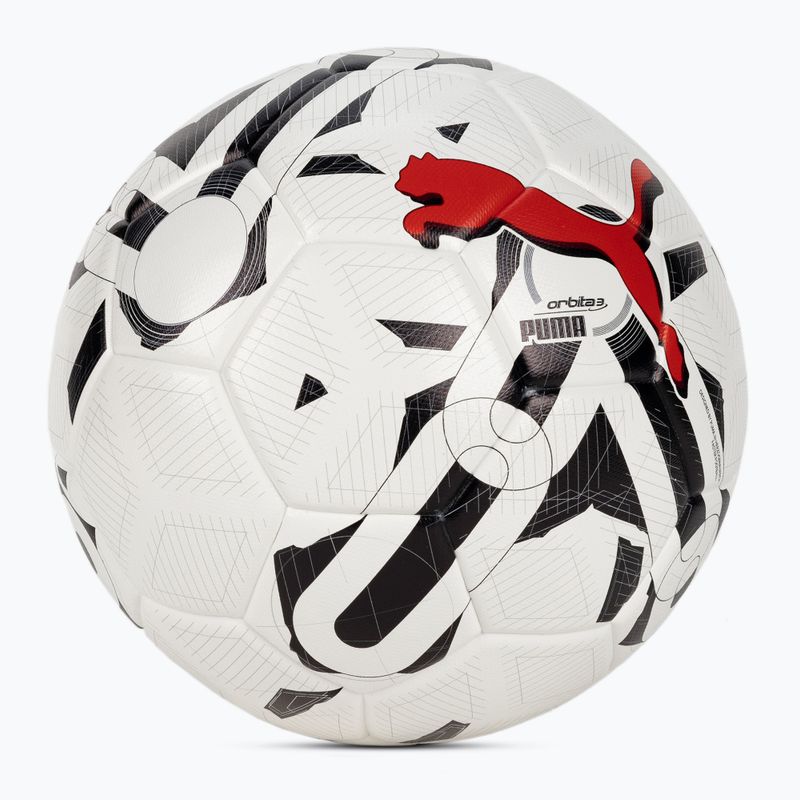 Piłka do piłki nożnej PUMA Orbita 3 TB FQ puma white/puma black/puma red rozmiar 5 2