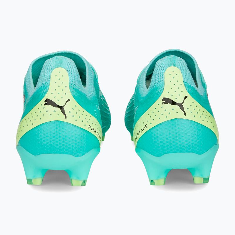 Buty piłkarskie męskie PUMA Ultra Ultimate FG/AG electric peppermint/puma white/fast yellow 12