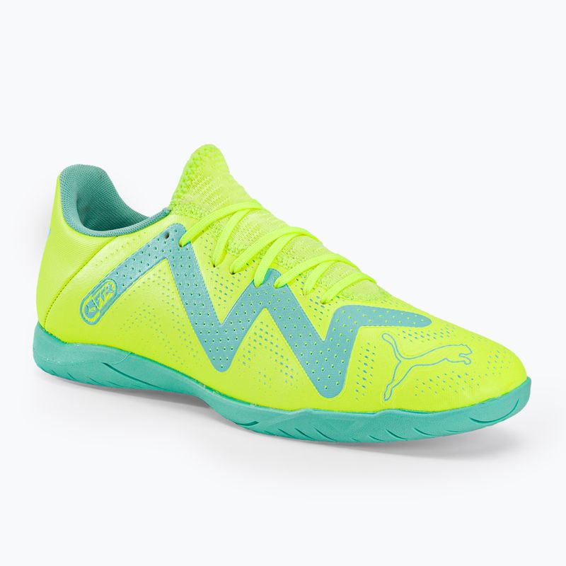 Buty piłkarskie męskie PUMA Future Play IT fast yellow/puma black/electric peppermint
