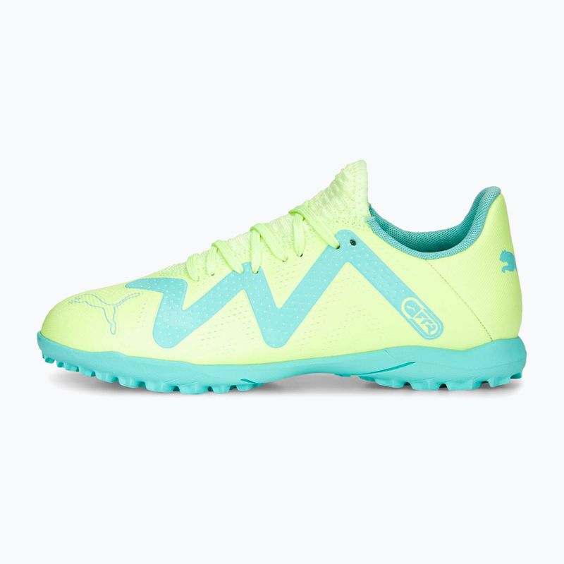 Buty piłkarskie dziecięce PUMA Future Play TT fast yellow/puma black/electric peppermint 10