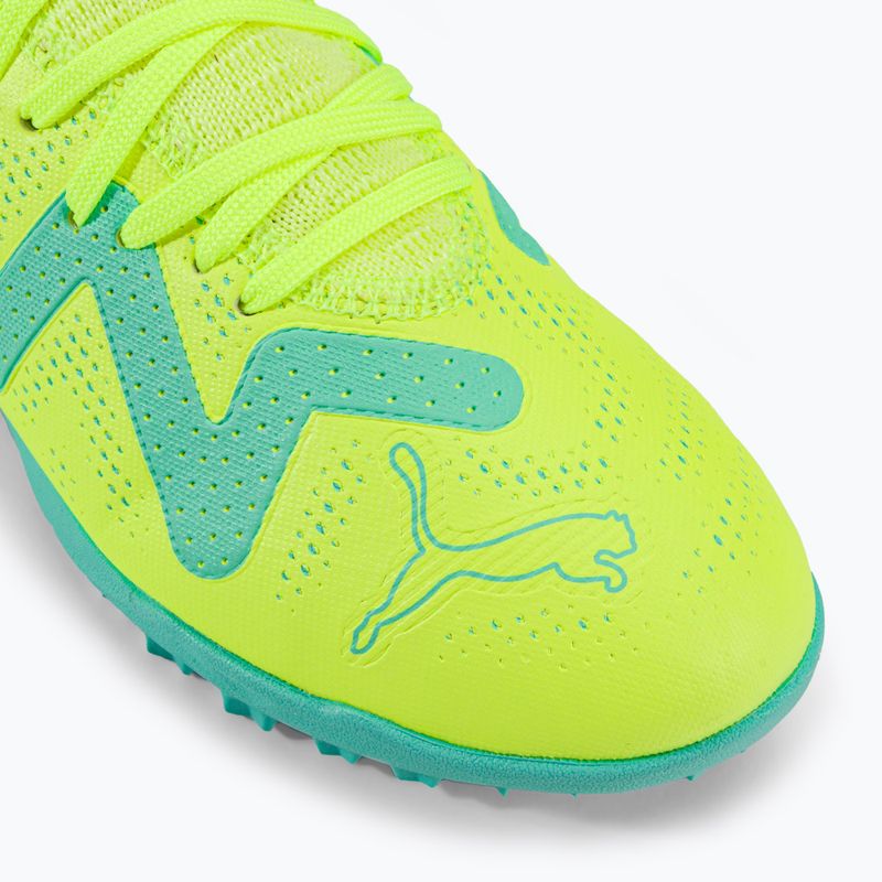 Buty piłkarskie dziecięce PUMA Future Play TT fast yellow/puma black/electric peppermint 7
