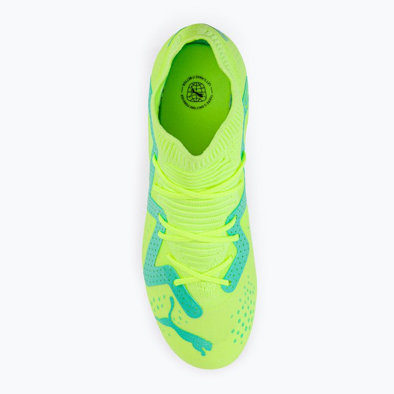 Buty piłkarskie dziecięce PUMA Future Match FG/AG fast yellow/puma black/electric peppermint 6