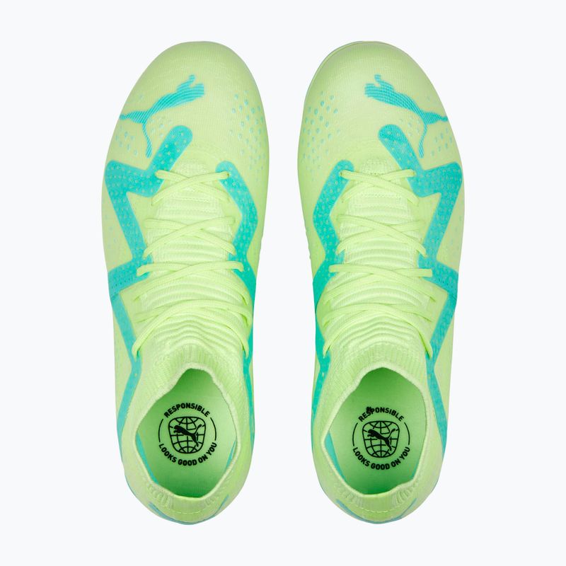 Buty piłkarskie dziecięce PUMA Future Match FG/AG fast yellow/puma black/electric peppermint 13