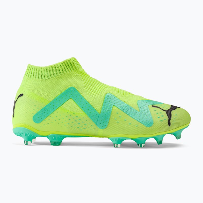 Buty piłkarskie męskie PUMA Future Match+ LL FG/AG fast yellow/puma black/electric peppermint 2