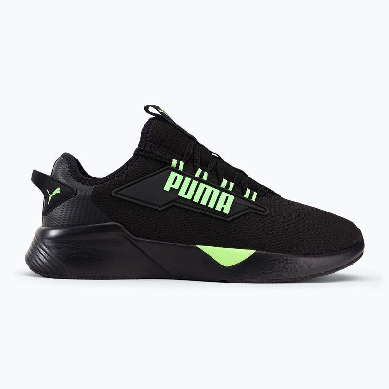Buty do biegania męskie PUMA Retaliate 2 puma black/fizzy lime 2