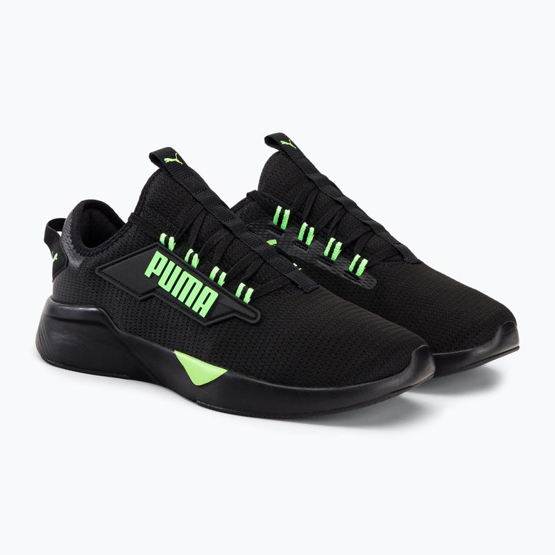 Buty do biegania męskie PUMA Retaliate 2 puma black/fizzy lime 5