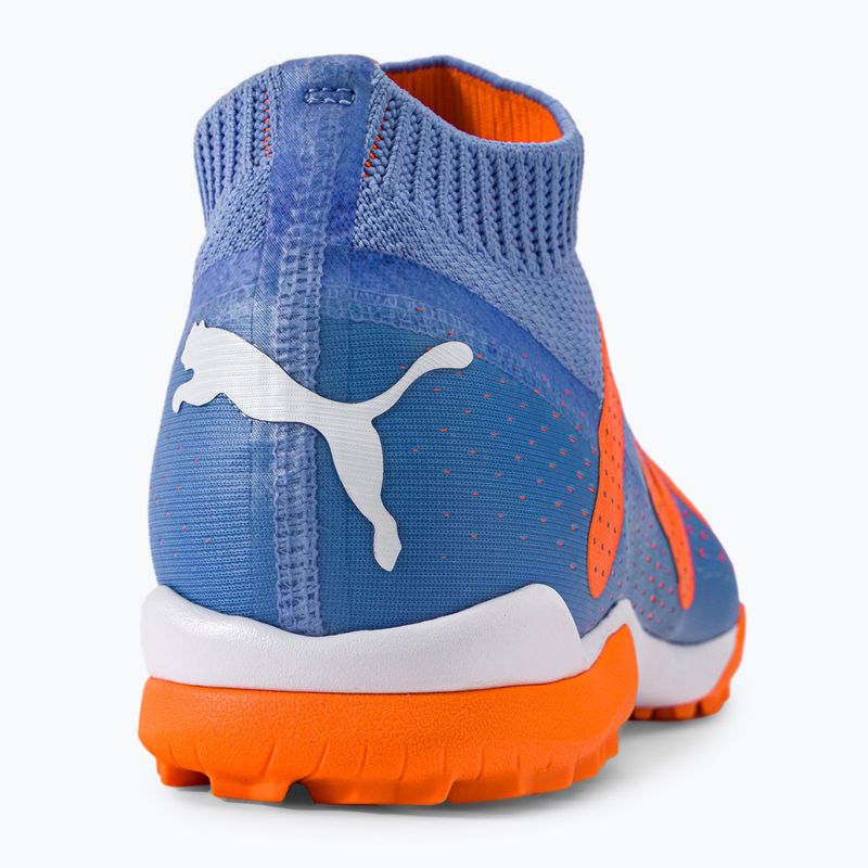 Buty piłkarskie męskie PUMA Future Match+ LL TT blue glimmer/puma white/ultra orange 9