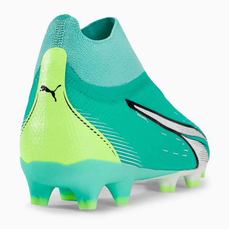 Buty piłkarskie męskie PUMA Ultra Match+ LL FG/AG electric peppermint/puma white/fast yellow 9