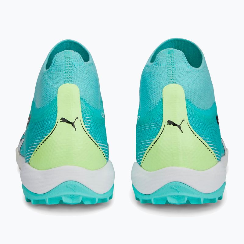Buty piłkarskie męskie PUMA Ultra Match+ LL TT electric peppermint/puma white/fast yellow 11