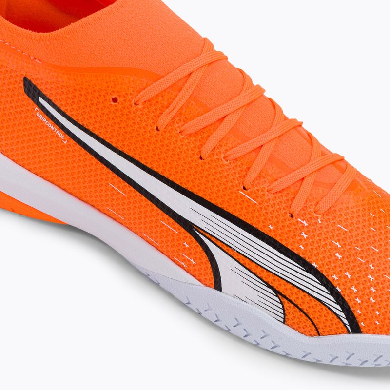 Buty piłkarskie męskie PUMA Ultra Match IT ultra orange/puma white/blue glimmer 9