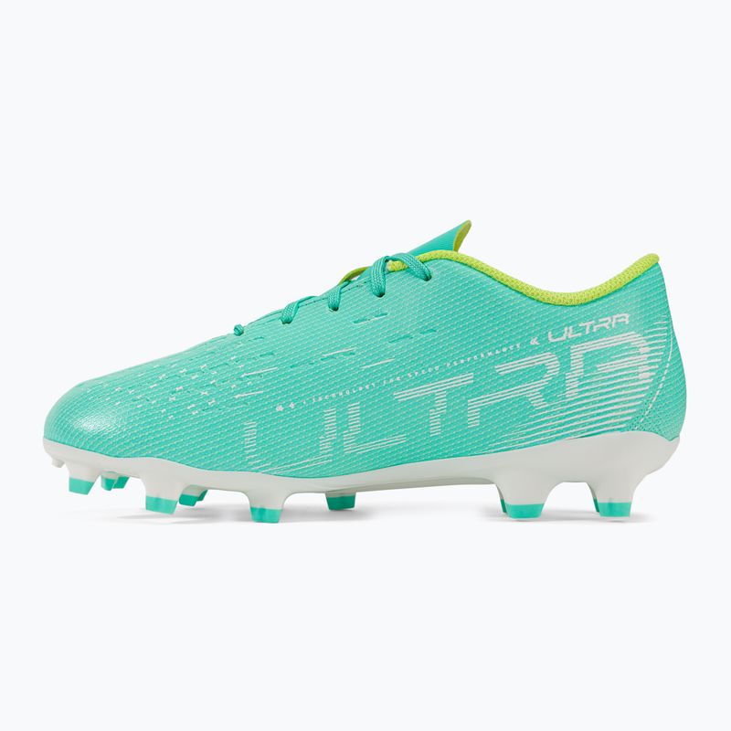 Buty piłkarskie dziecięce PUMA Ultra Play FG/AG electric peppermint/puma white/fast yellow 9
